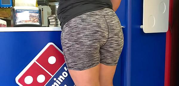  Candid latina big ass in spandex